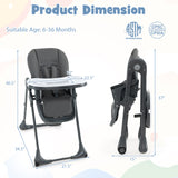 3-In-1 Convertible Baby High Chair for Toddlers