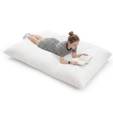 Convertible Bean Bag Floor Sofa with Machine-washable Corduroy Cover