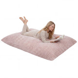 Convertible Bean Bag Floor Sofa with Machine-washable Corduroy Cover