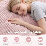 Convertible Bean Bag Floor Sofa with Machine-washable Corduroy Cover