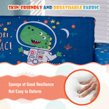 2-in-1 Convertible Kids Sofa with Velvet Fabric