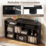 Corner Entertainment Center TV Stand for TVs up to 55 Inch