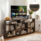 Corner Entertainment Center TV Stand for TVs up to 55 Inch