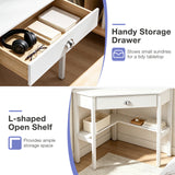 Corner Wooden Piece Laptop Computer Desk