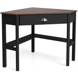Corner Wooden Piece Laptop Computer Desk