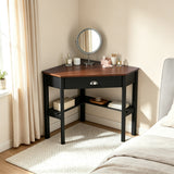 Corner Wooden Piece Laptop Computer Desk