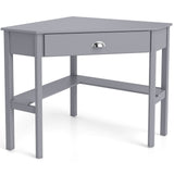 Corner Wooden Piece Laptop Computer Desk