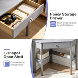 Corner Wooden Piece Laptop Computer Desk
