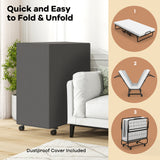 Twin Size Rollaway Guest Folding Bed with Pillow and Cover