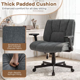 Criss Cross Home Office Chair with Airbag Lumbar Support