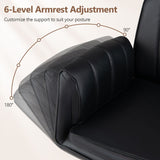 Criss Cross Office Chair with 5-Level Adjustable Arms and Wheels