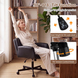Criss Cross Office Chair with 5-Level Adjustable Arms and Wheels