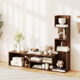 Cube TV Stand for TVs up to 50 Inch Media Console Table with Storage Shelves