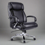 ALERA ALEMS4419 Maxxis Series Big/Tall Bonded Leather Chair - Black/Chrome Sz 32.7"Dx30.51"Wx48.2"H, Black