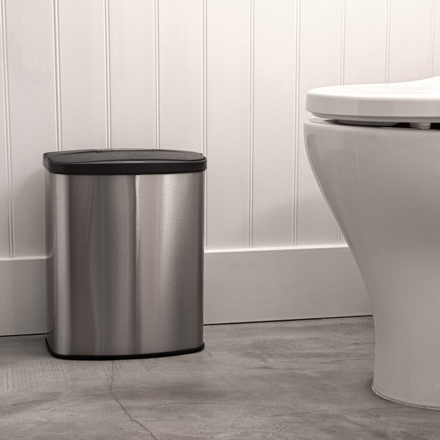Rectangular Motion Sensor Trash Can 13.2 Gallon & 2.1 Gallon | CB-DZT-50-9/8-1