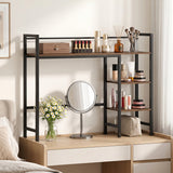 Desktop Bookshelf 38.5" W with Storage Display Rack for Home Office