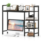 Desktop Bookshelf 38.5" W with Storage Display Rack for Home Office