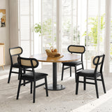 Indoor Mid Century Wood Dining Chairs Set of 2  for Dining Room