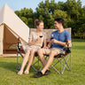 Double Camping Chair with Carry Bag Cup Holders
