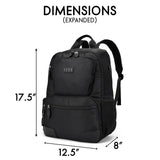 Voyage 20L Twill and Vegan Leather Backpack