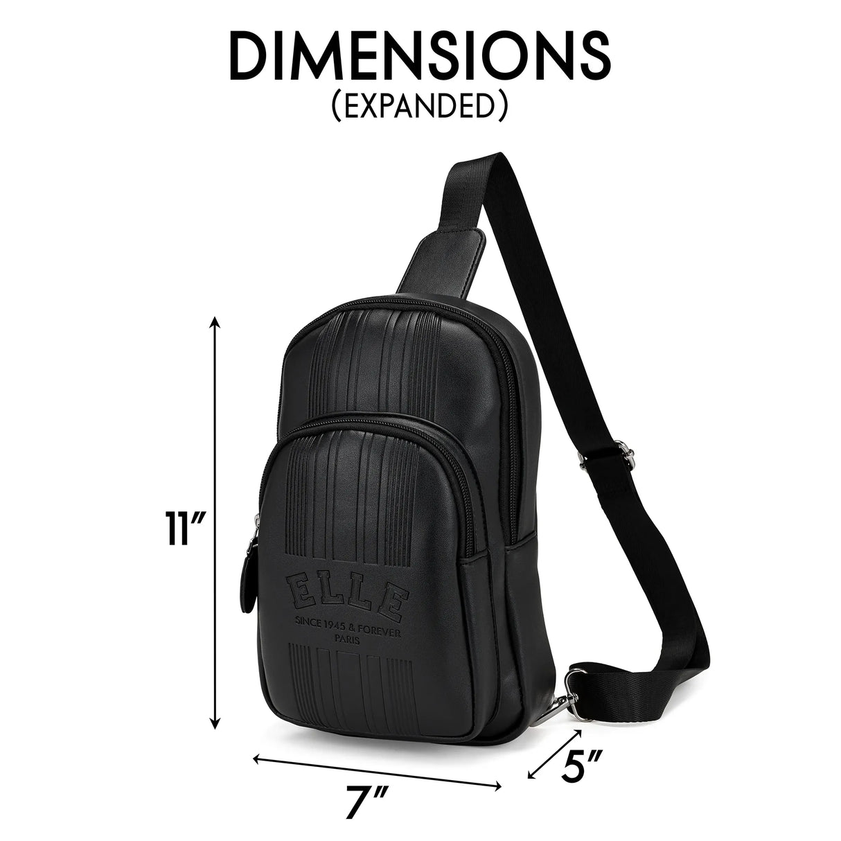 Roamer Vegan Leather 2.8L Sling | Crossbody Bag