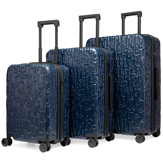 Wayfarer 3 Piece Expandable Monogram Luggage Set