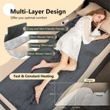 Electric Heated Mattress Pad with 5 Heating Levels and Overheat Protection