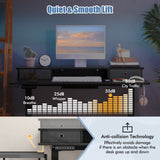 48 Inch x 24 Inch Height Adjustable Electric Standing Desk with 2 Drawers