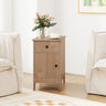 Flip Top End Table with Charging Station USB Ports Outlets and Drawer
