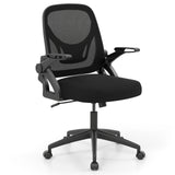 Ergonomic Computer Desk Chair with Lumbar Support and Flip-up Arms