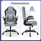 Ergonomic Computer Office Chair with 90Â° Flip-up Armrests