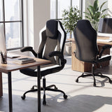 Ergonomic Computer Office Chair with 90Â° Flip-up Armrests