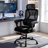 Ergonomic Office Computer Mesh Chair with High Back Adaptive Lumbar Support and 2D Adjustable Headrest