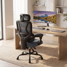 Ergonomic Office Computer Mesh Chair with High Back Adaptive Lumbar Support and 2D Adjustable Headrest