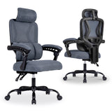 Ergonomic Office Computer Mesh Chair with High Back Adaptive Lumbar Support and 2D Adjustable Headrest