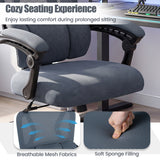Ergonomic Office Computer Mesh Chair with High Back Adaptive Lumbar Support and 2D Adjustable Headrest