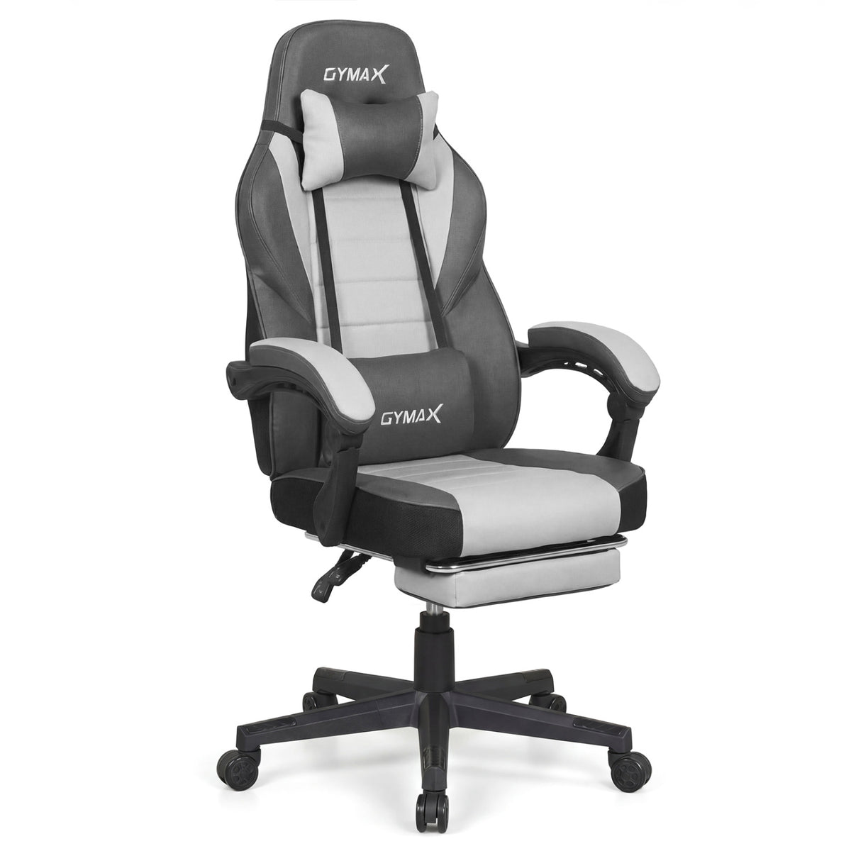 Ergonomic Video Game Chair with Headrest and Reclining Backrest