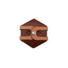 Leather Hexagon Coaster Set