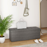 Fabric Folding Storage with Divider Bed End Bench