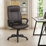 Faux Leather Office Chair Computer Desk Chair with Rocking Function