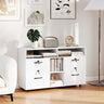 File Cabinet with Lock Mobile Lateral Filing Storage Organizer Modern Rolling Printer Stand