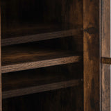 Fireplace TV Stand for TVs Up to 65 Inch with Side Cabinets and Remote Control