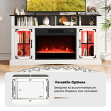 TV Stand with LED Lights and Remote Control