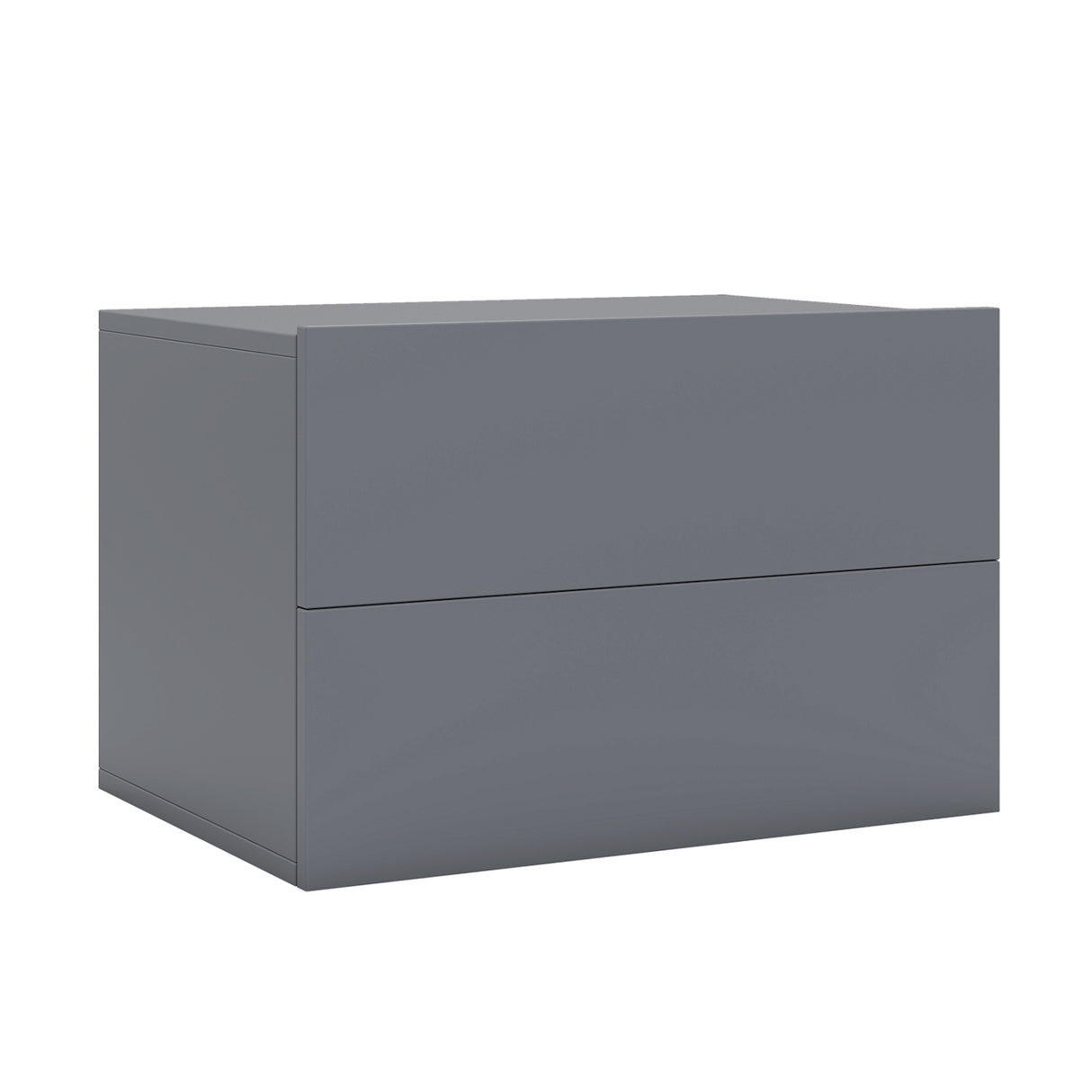 Floating Nightstand with 2 Storage Drawers Wall Mounted for Bedroom