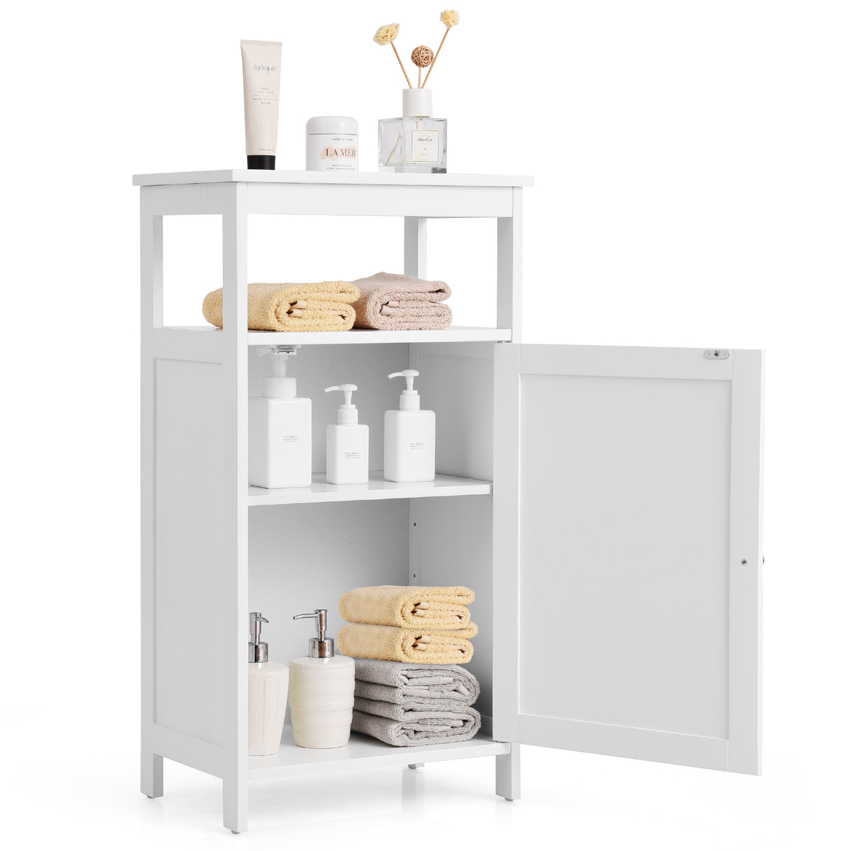 Floor Cabinet Multifunction Storage Rack Organizer Stand