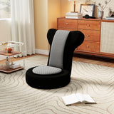 Floor Comfy Gaming Leisure Chair with Adjustable Headrest and Backrest