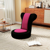 Floor Comfy Gaming Leisure Chair with Adjustable Headrest and Backrest
