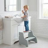 Foldable Toddler Step Stool with Chalkboards 2-Step Stool