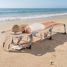Folding Beach Lounge Chair with Pillow for Outdoor