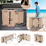 Folding Chaise Lounge Chair with Face Hole for Beach
